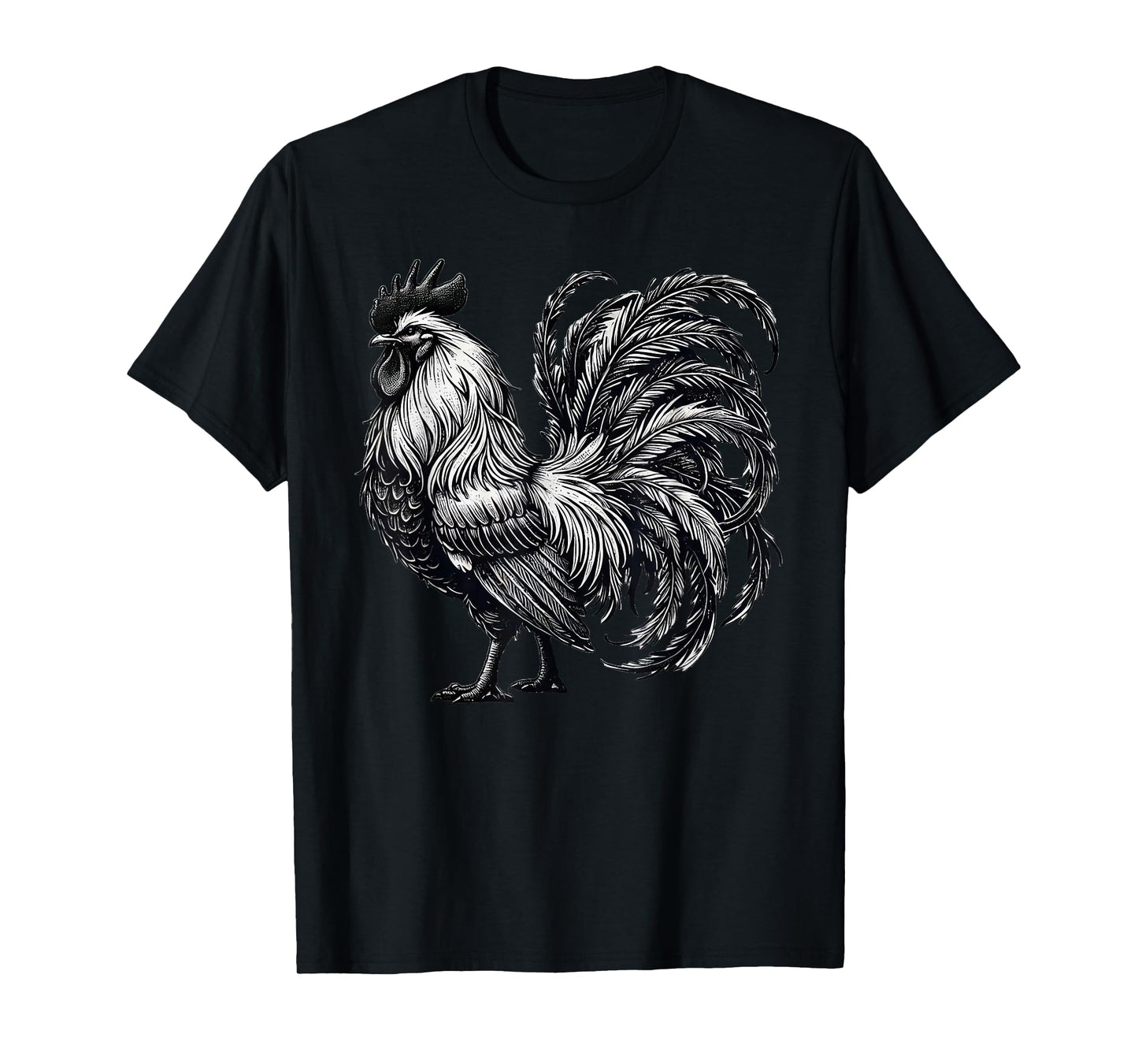 Rooster Chicken Art T-Shirt