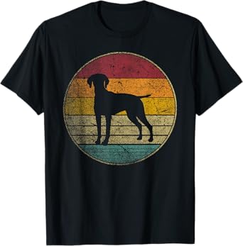 Vizsla Dog Pet Vintage Distressed Retro Style 70s 80s Gift T-Shirt for Men Women Kids
