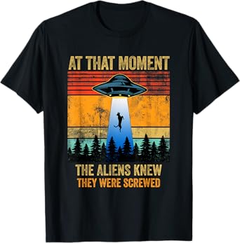 Funny Alien Abduction Malinois Dutch Shepherd UFO UAP Dog T-Shirt for Men Women
