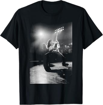 Eddie Van Halen On Stage Rainbow Theatre By Simon Fowler T-Shirt
