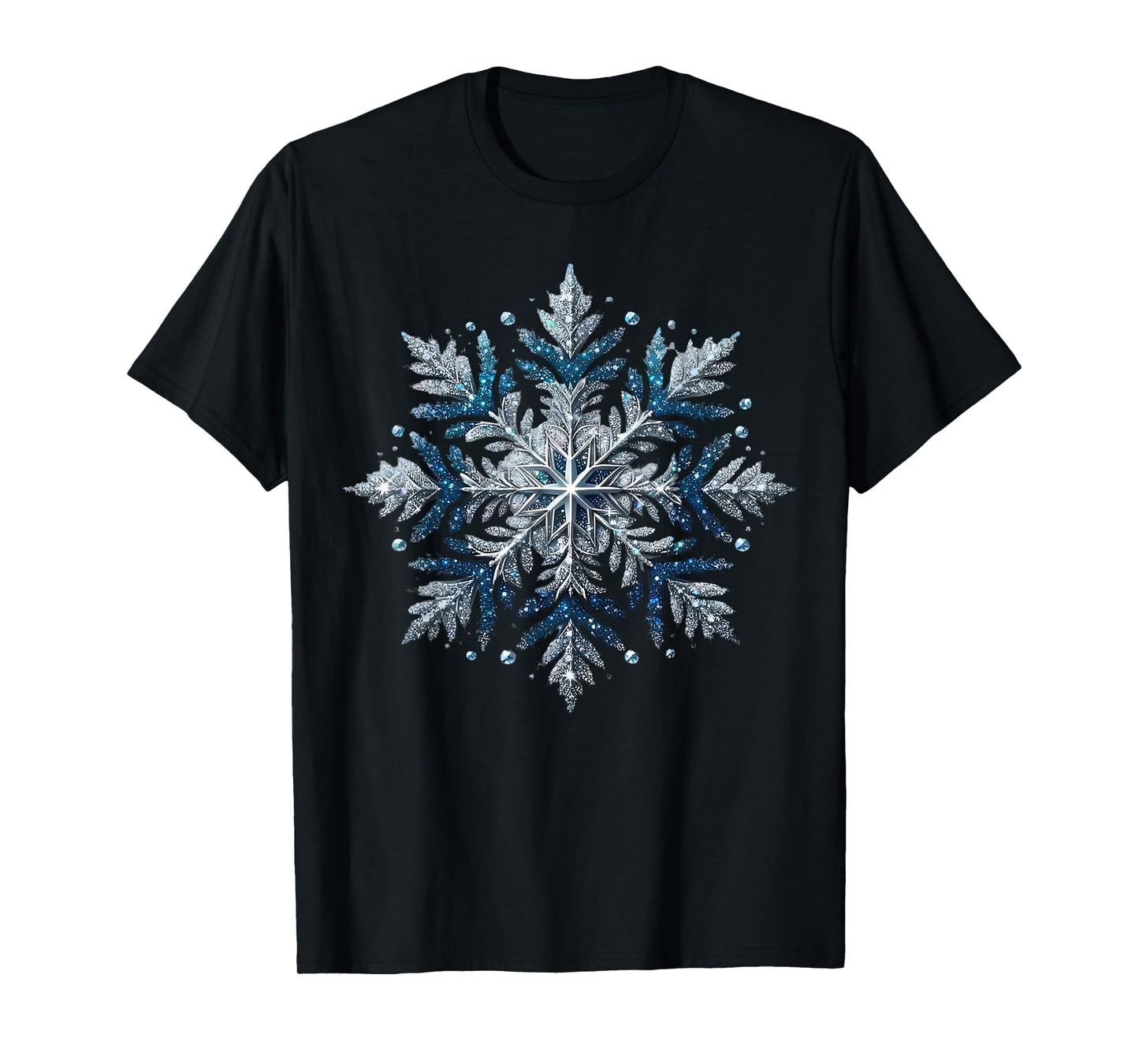 Snowflake Snow Merry Christmas Xmas Family Pajamas Holiday T-Shirt