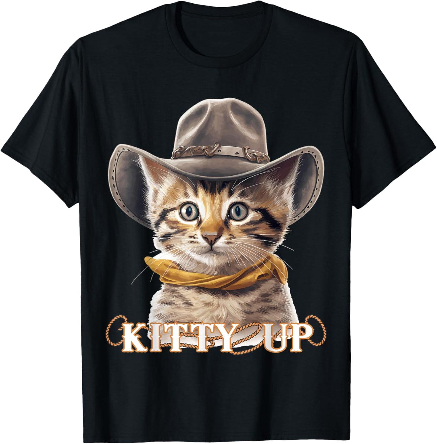 Cowboy Cat, Kitty Up, Country Cat Cowboy T-Shirt