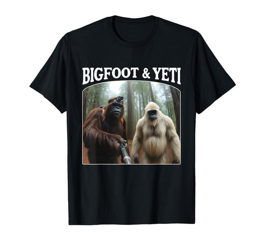 Bigfoot & Yeti Funny Sasquatch Bigfoot Vlogs for Hikers T-Shirt