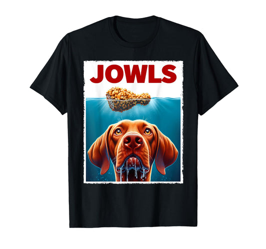 Funny Vizsla and Fried Chicken Parody Jowls Dog Lover Men Women Kids T-Shirt