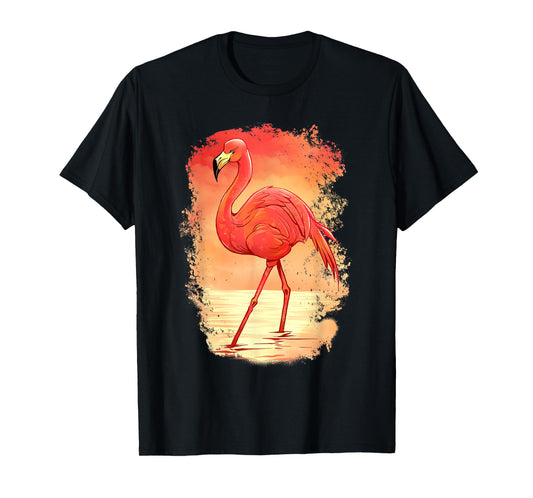 Flamingo Bird Design Animal Bird Animals T-Shirt