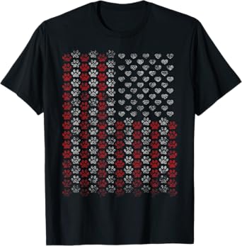 Fun Patriotic Veterans Day Shirt for Dog & Cat Lovers rc T-Shirt for Women Kids Men