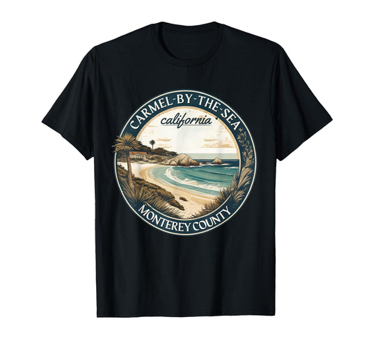 Carmel-by-the-Sea, California beach for family vocation T-Shirt for Men Women Girls Kids