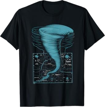 Tornado Tshirt For Kids Toddler Weather Meterologist Storm T-Shirt