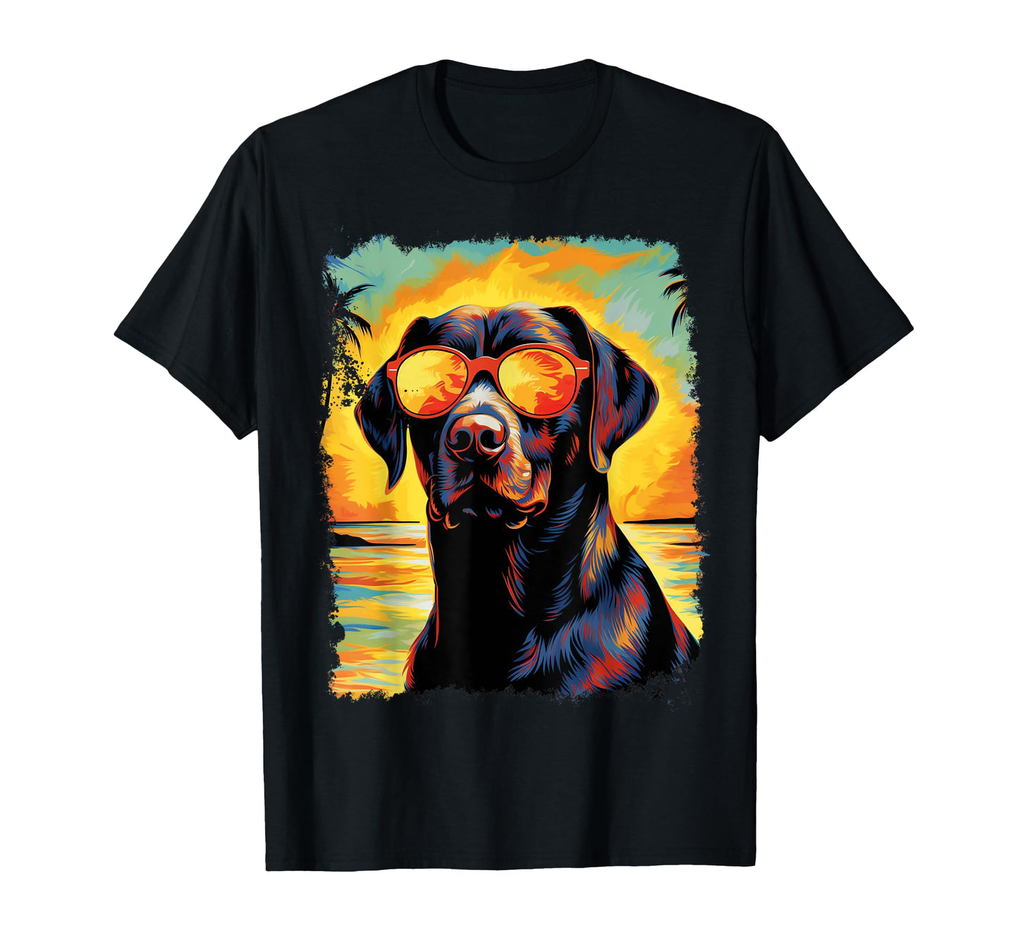 Labrador Retriever Hawaiian T-Shirt