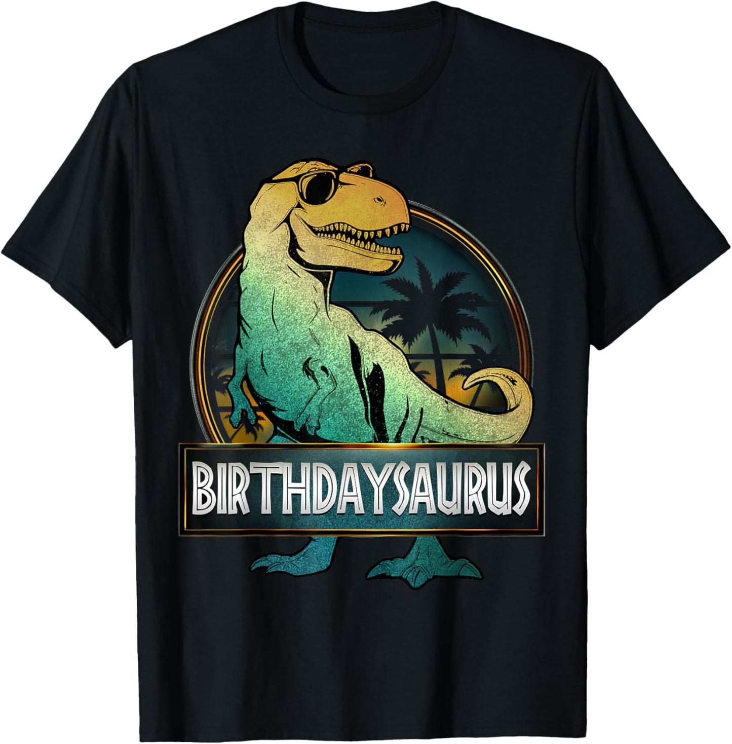 Birthday Saurus T Rex Dinosaur Birthday Dino Party Boy Kids T-Shirt