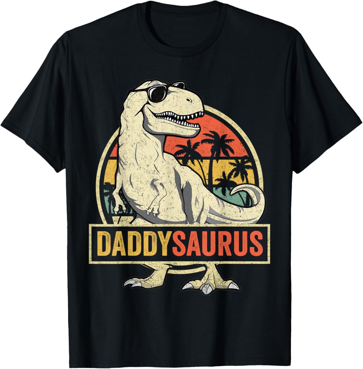 Daddysaurus T Rex Dinosaur Daddy Saurus Family Matching T-Shirt