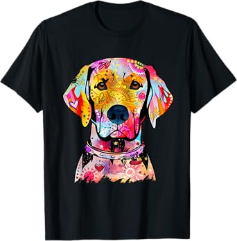 Abstract Labrador Retriever Portrait Lab Women Men T-Shirt
