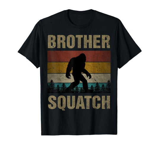 Brother Squatch Bigfoot Brother Sasquatch Yeti Family T-Shirt