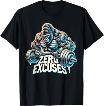 Workout Tee Co. Gym Weightlifting Black Unisex-Adults T-Shirt