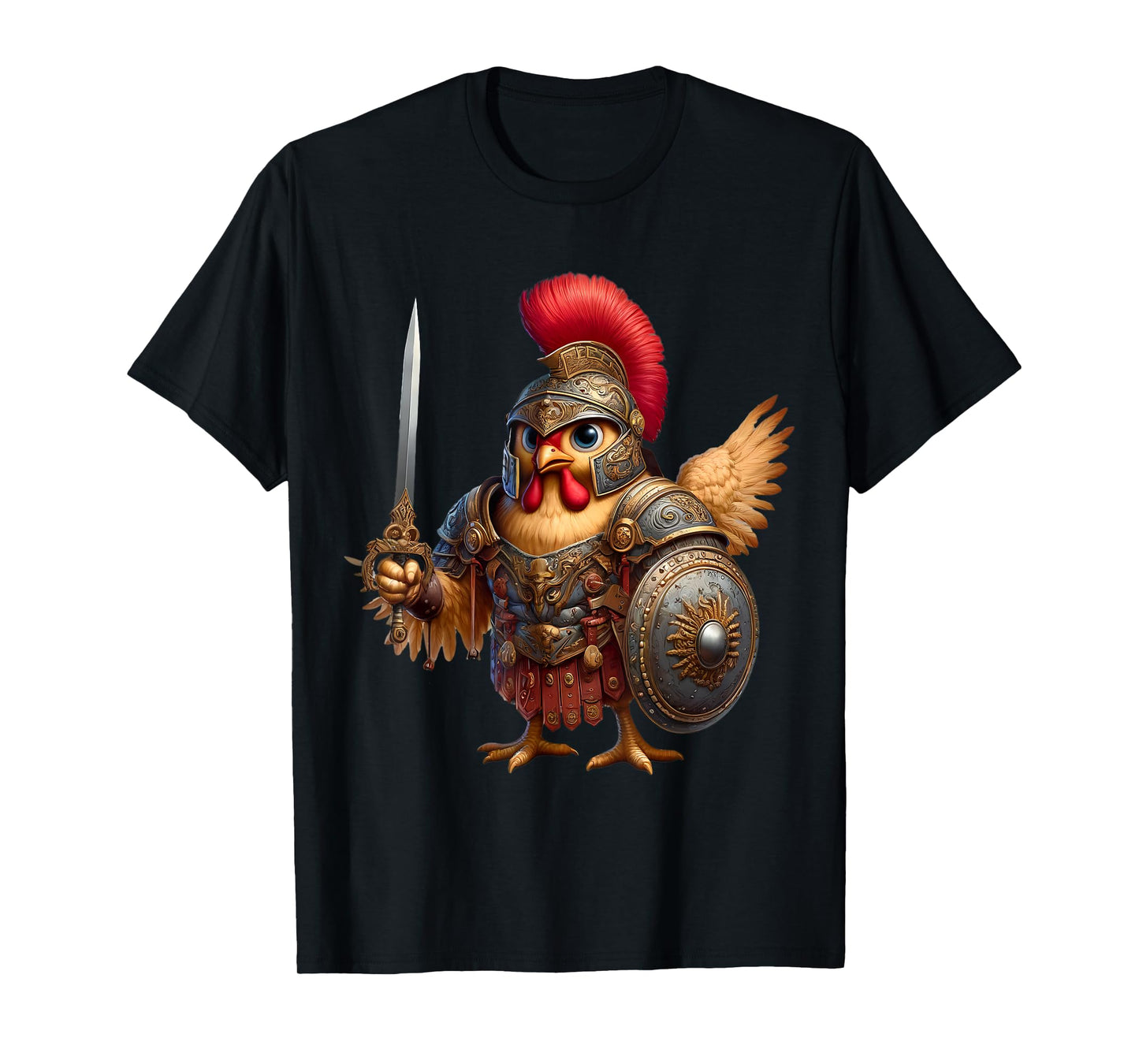 Chicken Gladiator Ancient Rome SPQR Men Women Kids T-Shirt