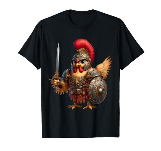 Chicken Gladiator Ancient Rome SPQR Men Women Kids T-Shirt