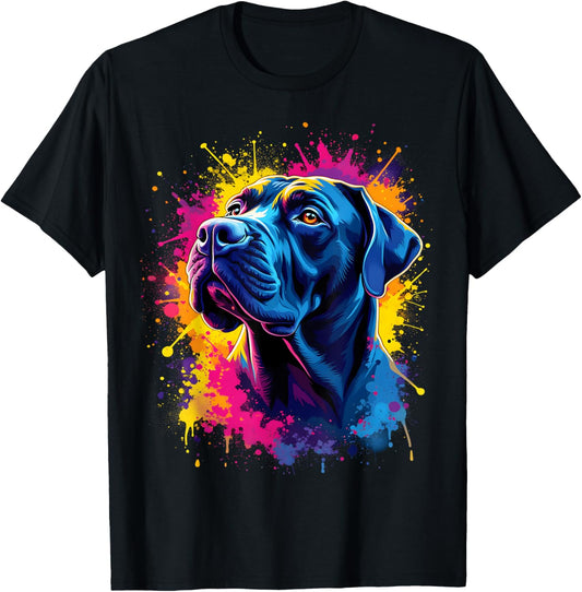 Colorful Cane Corso Vibrant Artistic Dog T-Shirt