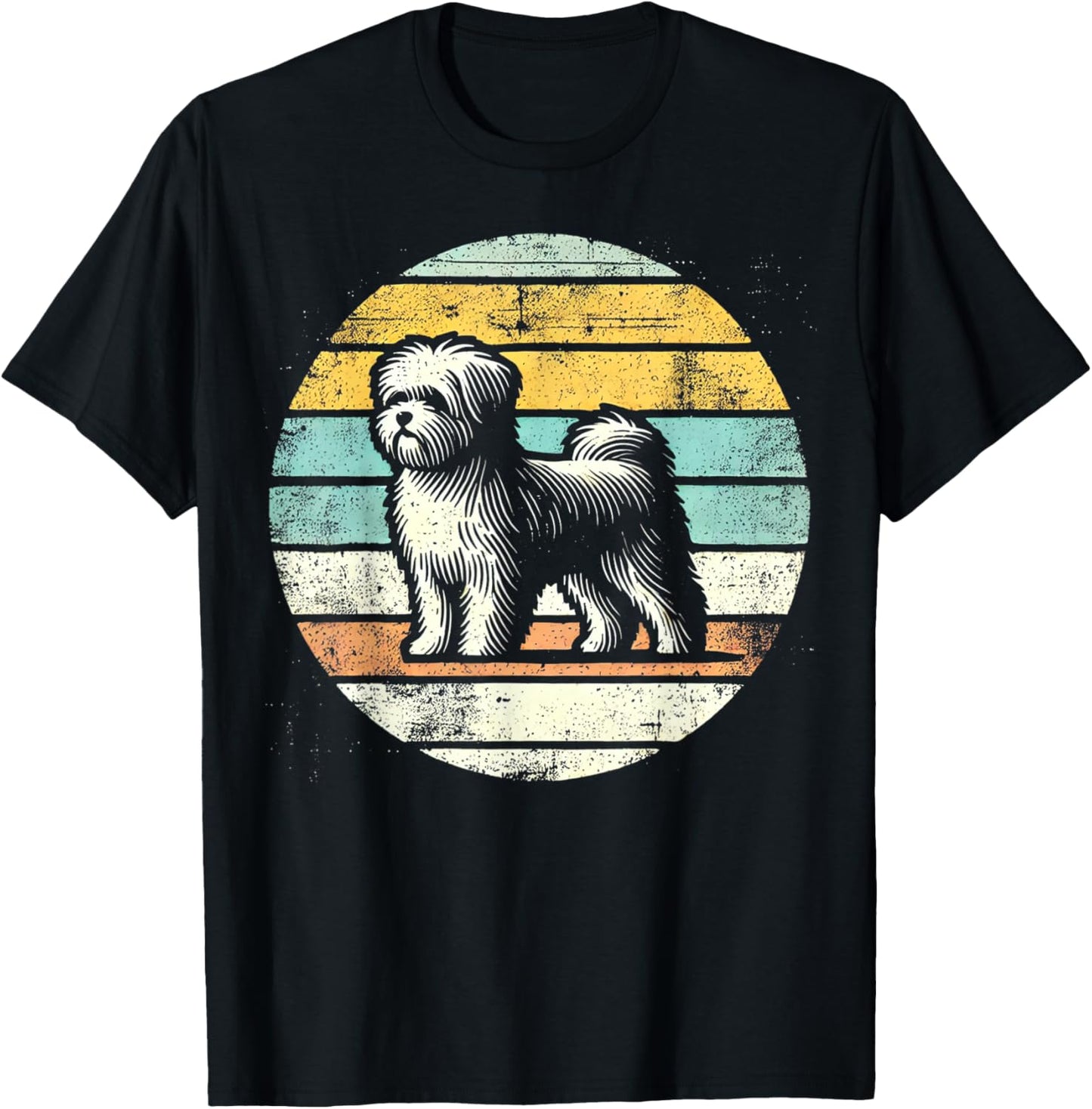 Retro Vintage Shih Tzu Puppy Dog Trainer Animal Breeder T-Shirt
