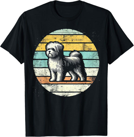 Retro Vintage Shih Tzu Puppy Dog Trainer Animal Breeder T-Shirt