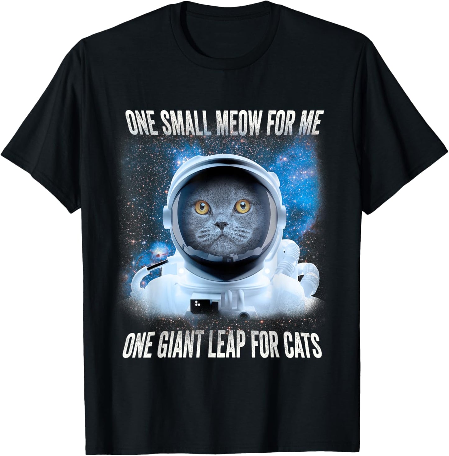 Space Cat Astronaut Space T-Shirt