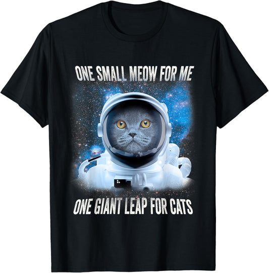 Space Cat Astronaut Space T-Shirt
