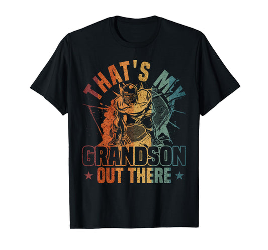 That's My Grandson Out There Football Player T-Shirt