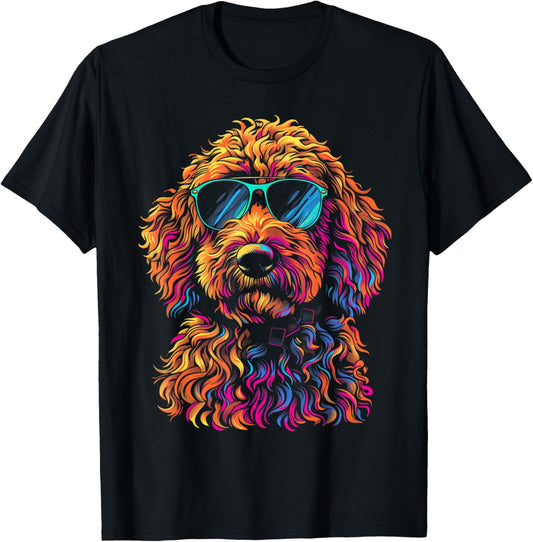 Goldendoodle Sunglasses Funny Dog Mum Doodle Dad T-Shirt