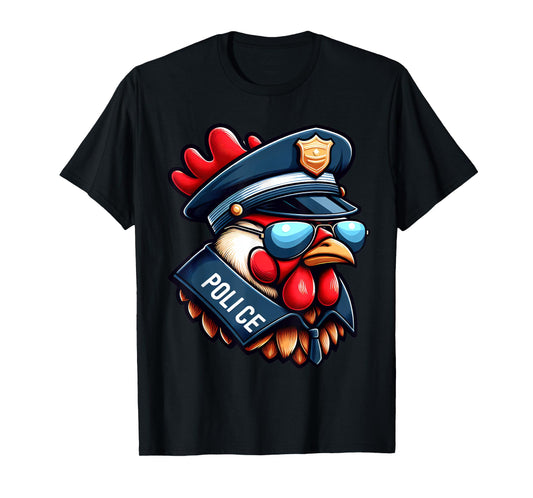 Chicken Policeman T-Shirt