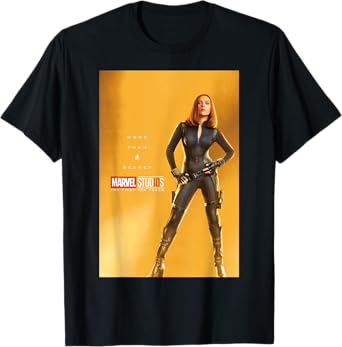 Marvel Studios 10 Years Black Widow Poster Graphic T-Shirt