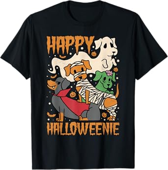 Happy Halloweenie, Halloween Dachshund T-Shirt