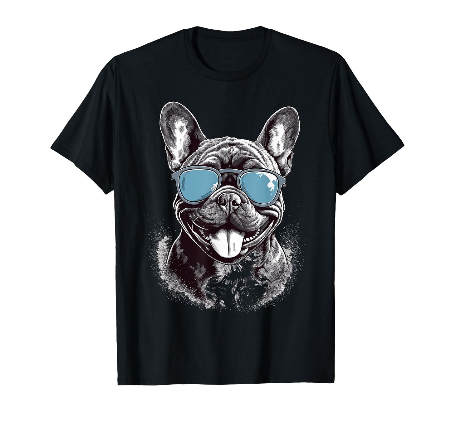 French Bulldog With Sunglasses Men Women Girls Kids T-Shirt