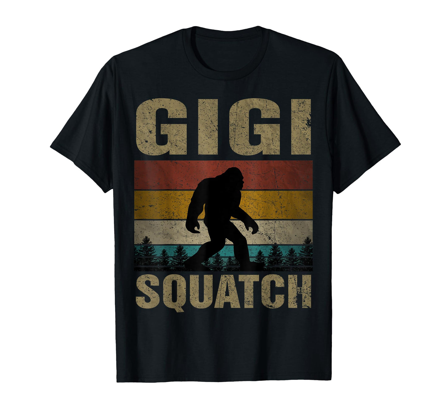 Gigi Squatch Bigfoot Gigi Sasquatch Yeti Family Matching T-Shirt