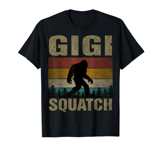 Gigi Squatch Bigfoot Gigi Sasquatch Yeti Family Matching T-Shirt