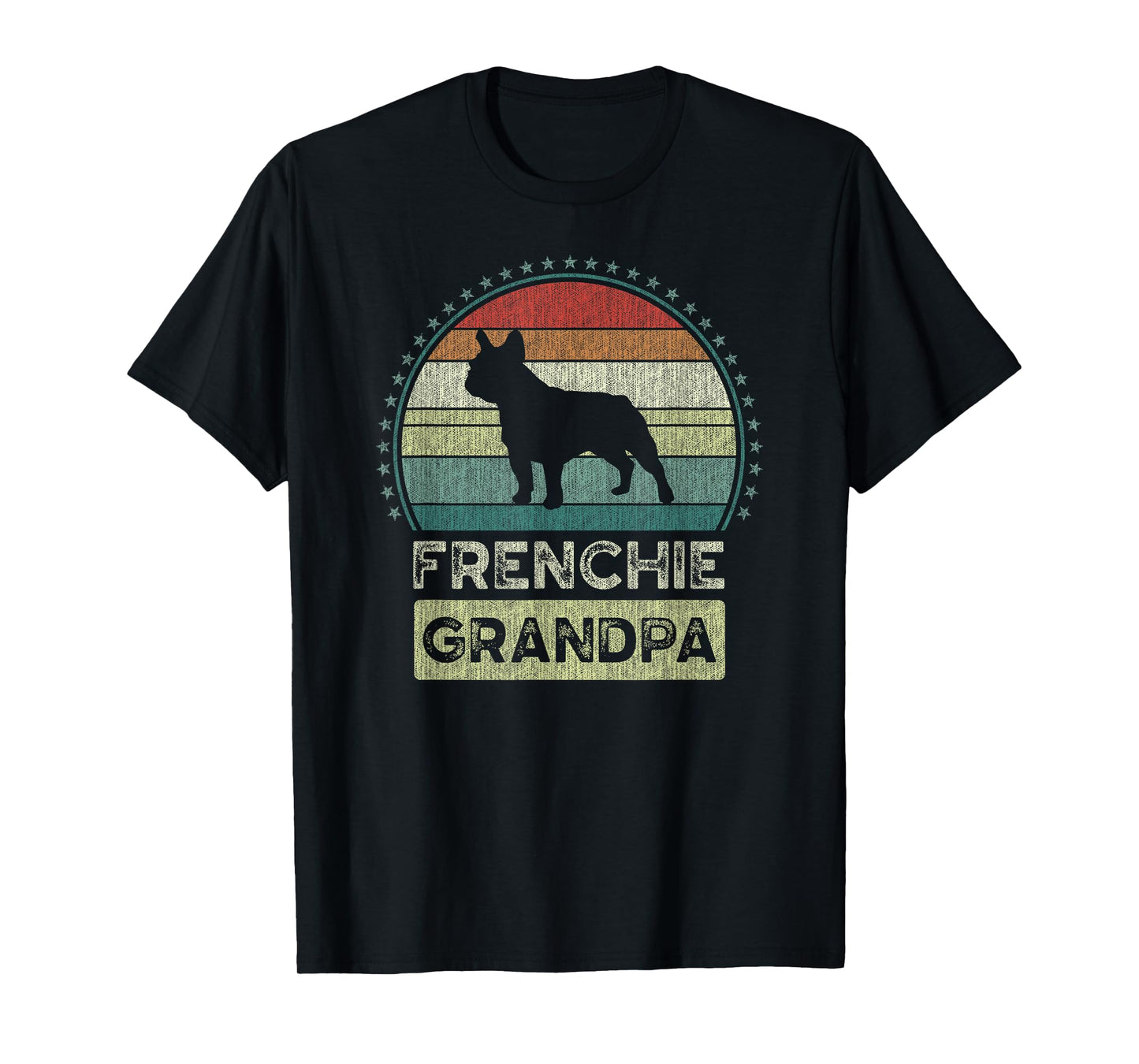Frenchie Grandpa Father's Day, French Bulldog T-Shirt