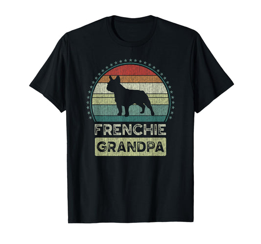 Frenchie Grandpa Father's Day, French Bulldog T-Shirt
