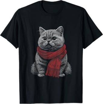 British Shorthair Cat Men Women Kids T-Shirt
