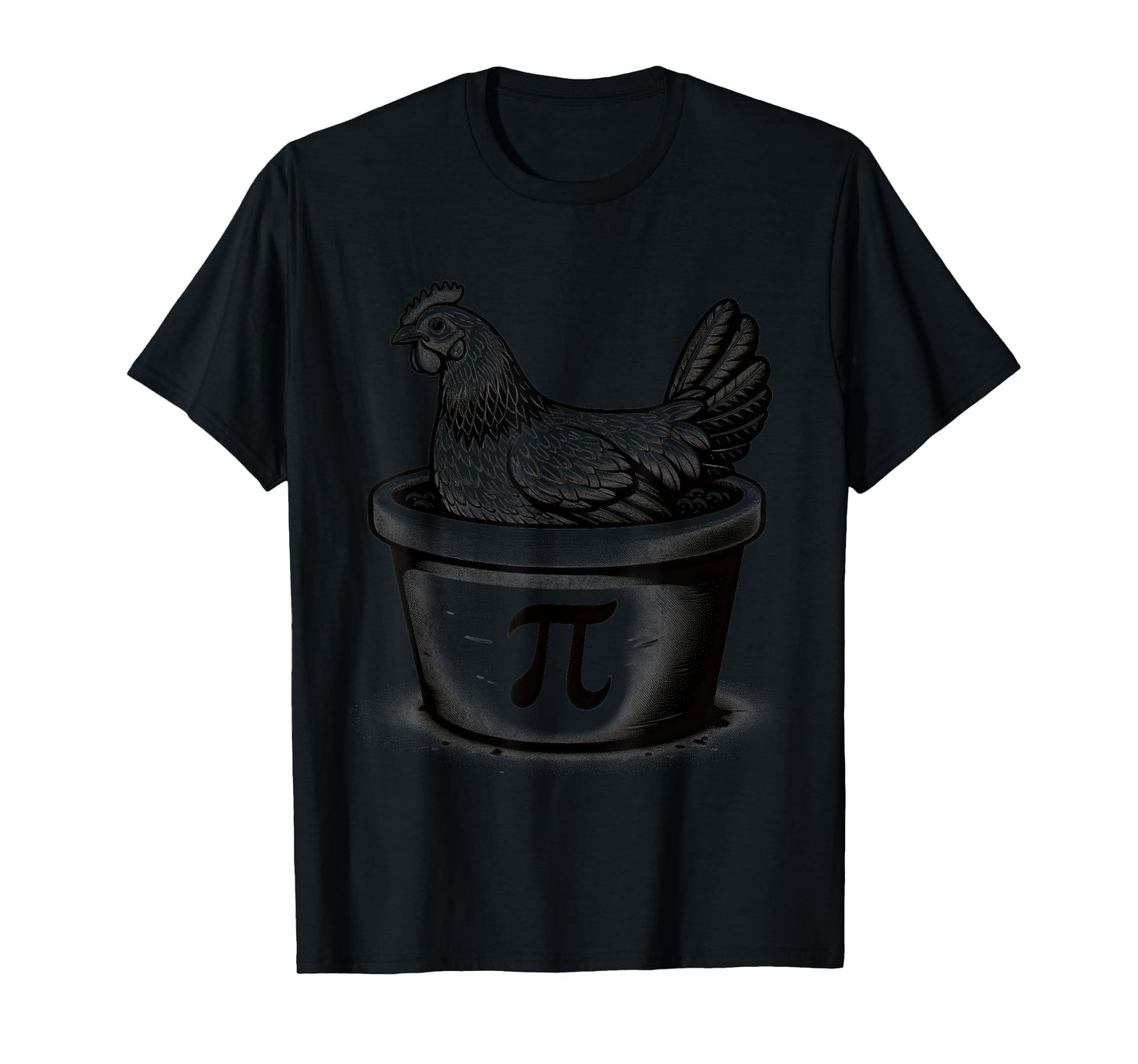Chicken Pot Pie Funny Math pun Chicken Pot Pi Day T-Shirt