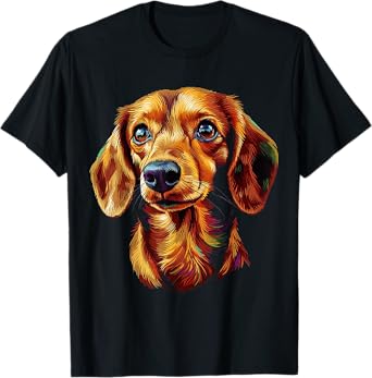 Dachshund Dog Graphic Pet Art Dachshund T-Shirt for Men Women Kids