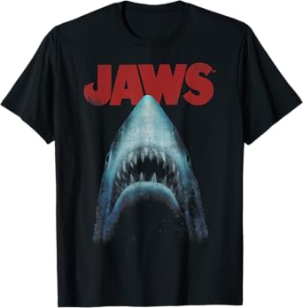 Jaws Classic Movie Poster Close-Up T-Shirt