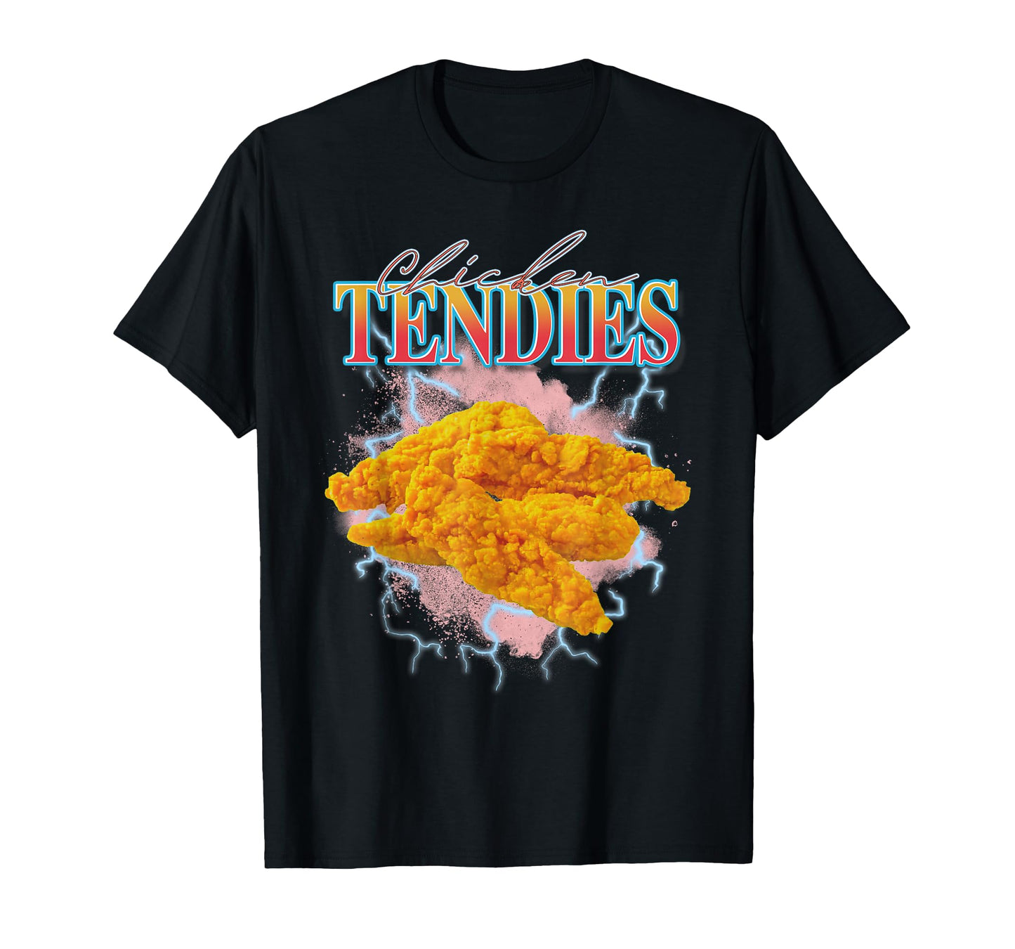 Chicken Tendies Heavy Metal World Tour Hardcore Music T-Shirt
