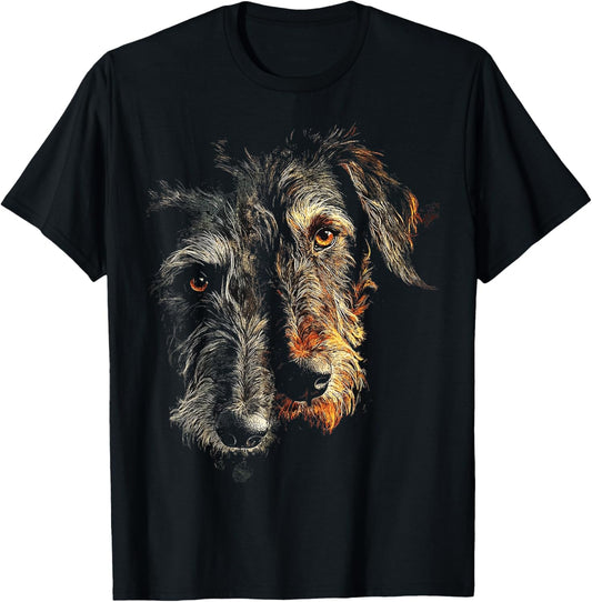 Irish Wolfhound Dog Graphic Pet Illustration Irish Wolfhound T-Shirt