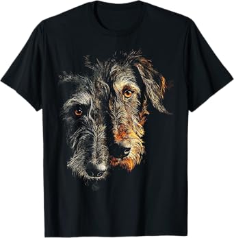 Irish Wolfhound Dog Graphic Pet Illustration Irish Wolfhound T-Shirt