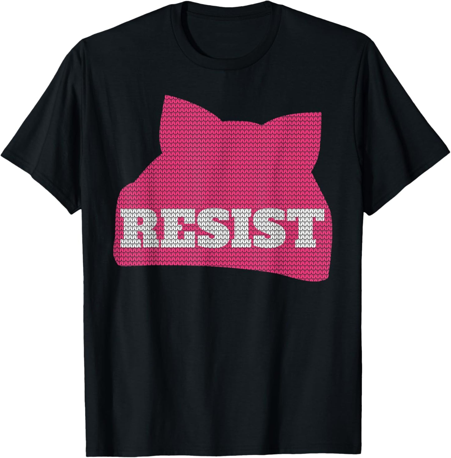Pussy Cat Pink Hat T Shirt ~ Women's Rights March 2018