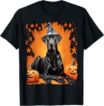 Great Dane Halloween Dog Men Women Kids T-Shirt