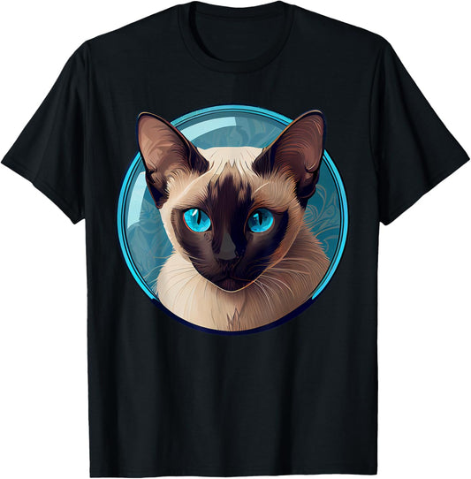 Siamese Cat | Blue-Eyed Siamese Sealing Point T-Shirt