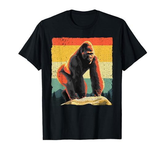 Cool Gorilla Design For Men Women Primate Gorilla Animal T-Shirt