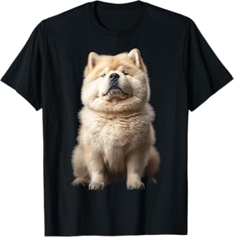 Chow Chow Dog Motif Pet Art Blue Eyes Chow Chow T-Shirt for Men Women Kids