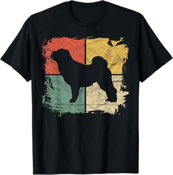 Square Retro Shar-Pei Owner Gift Dog Sharpei Dad Pet Mom Men Women Kids T-Shirt