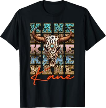 Retro Kane First Name Personalized Apparel Proud Name Humor T-Shirt
