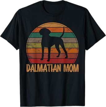 Retro Dalmatian Mom Gift Firehouse Dog Owner Mother Pet Mama T-Shirt for Men Women Girls Kids